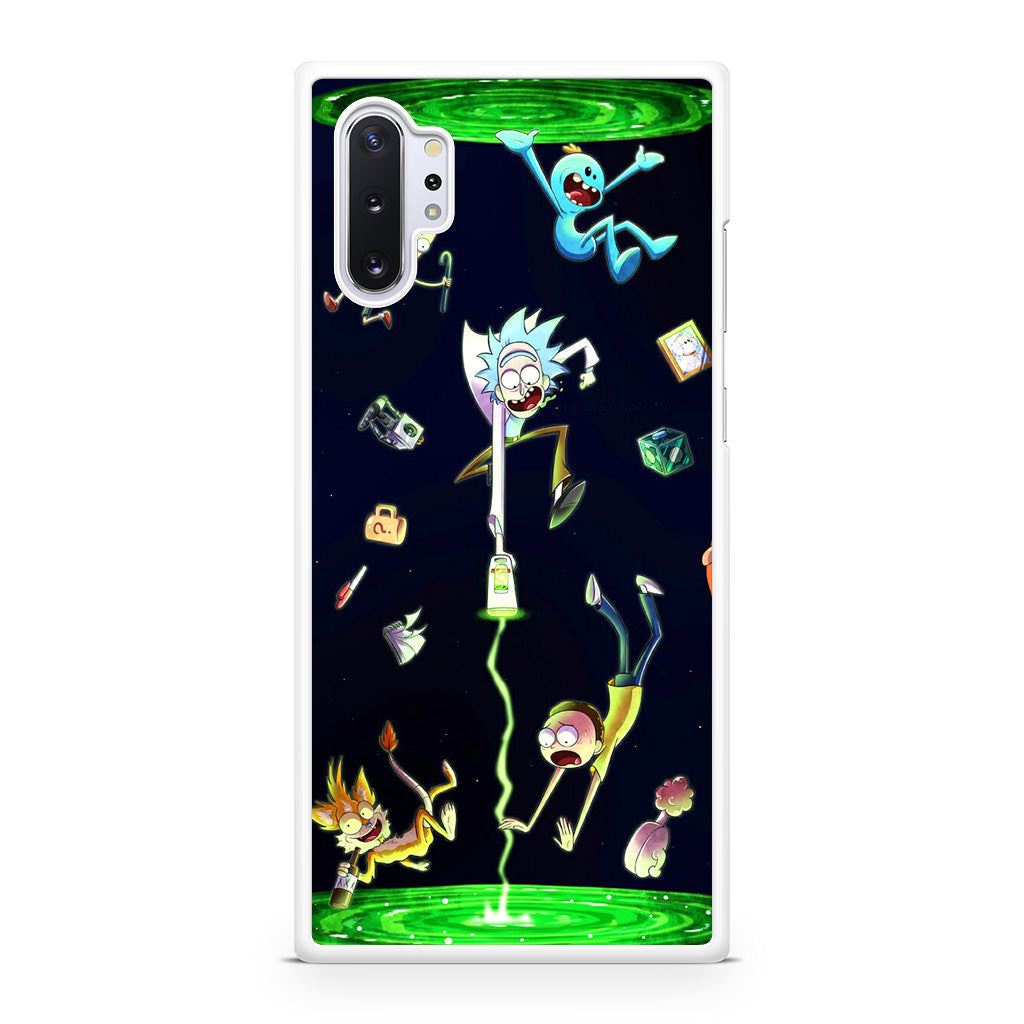 Rick And Morty Portal Fall Galaxy Note 10 Plus Case