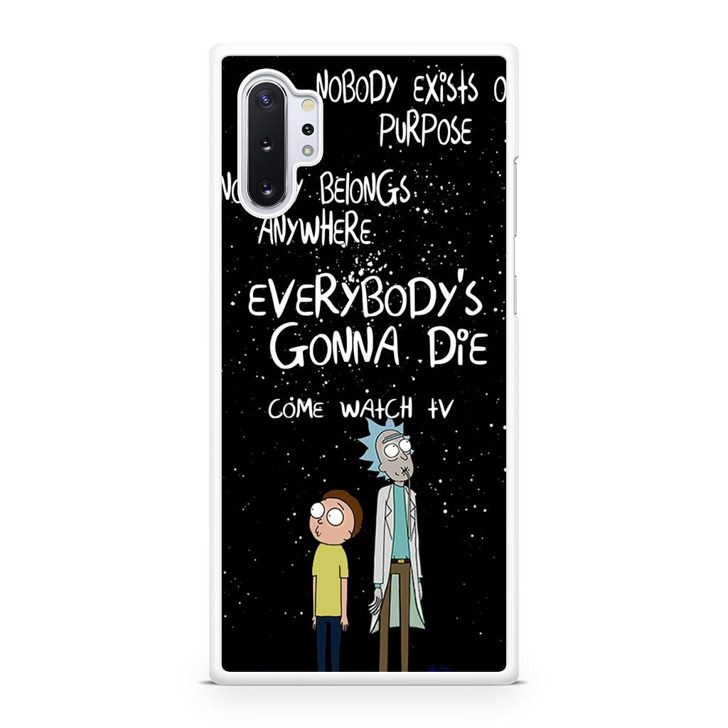 Rick And Morty Quotes Galaxy Note 10 Plus Case