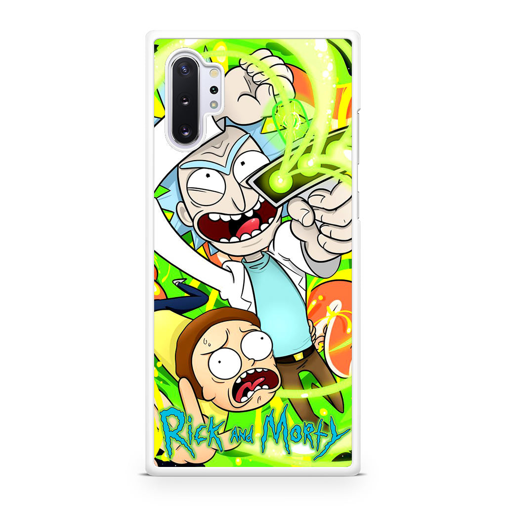 Rick And Morty Shoot Portal Gun Galaxy Note 10 Plus Case