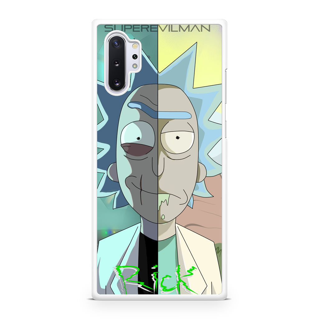 Super Evil Man Rick And Rick Galaxy Note 10 Plus Case
