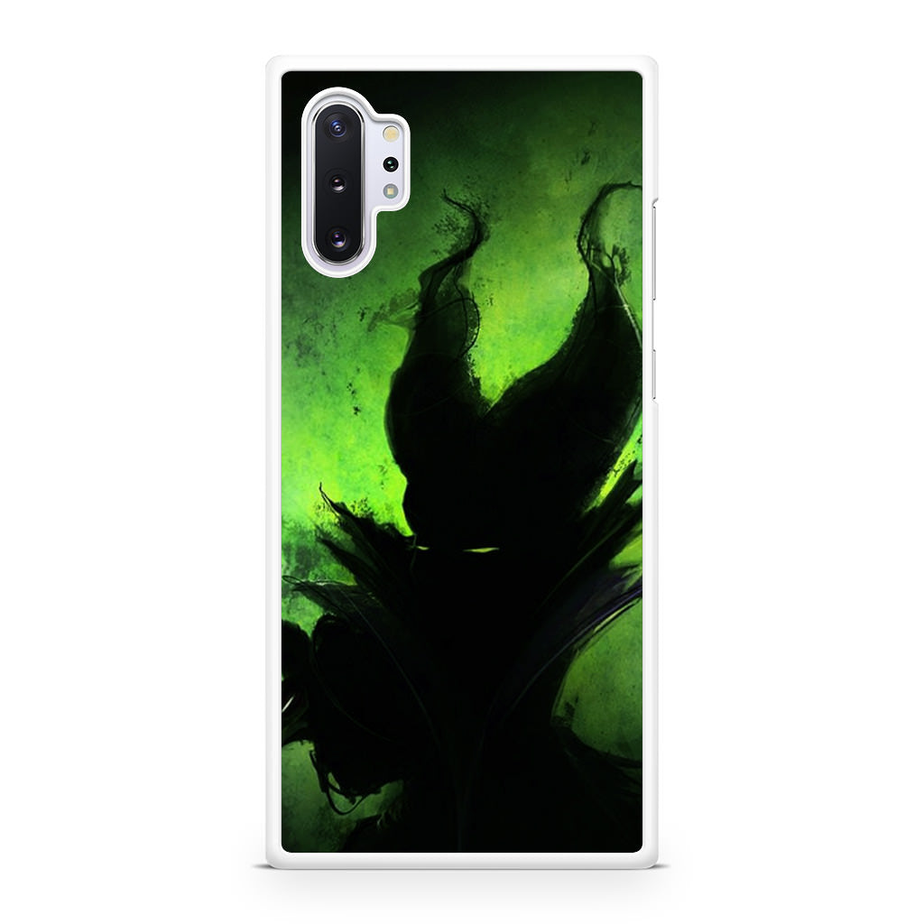Villains Maleficent Silhouette Galaxy Note 10 Plus Case