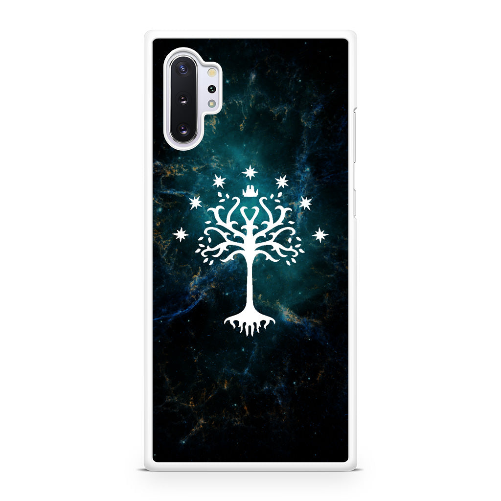 White Tree Of Gondor In Space Nebula Galaxy Note 10 Plus Case