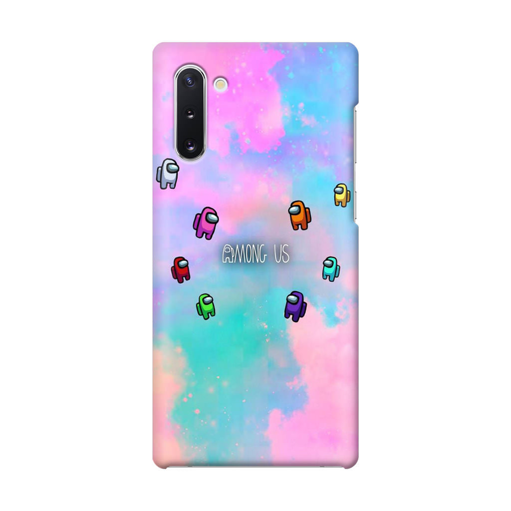 Among Us Colorful Galaxy Note 10 Case