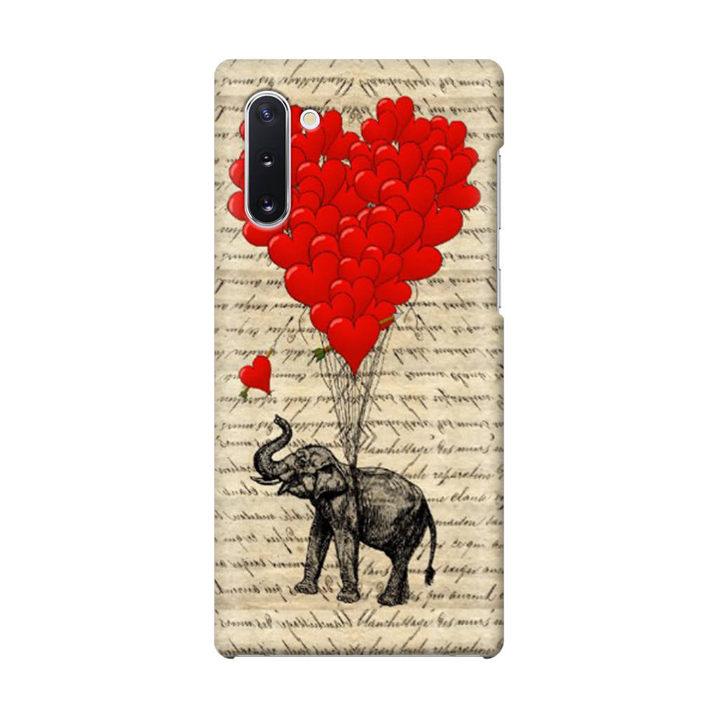 Elephant And Heart Galaxy Note 10 Case