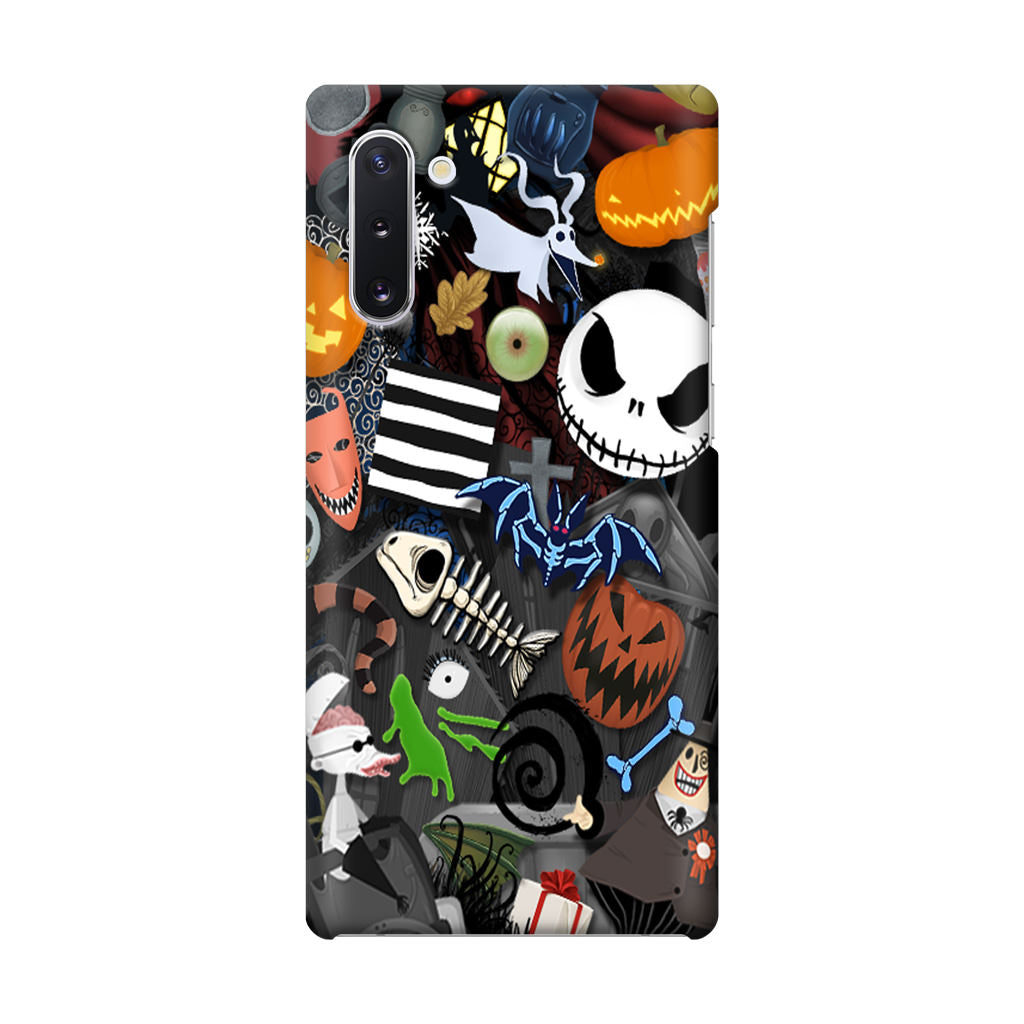 Nightmare Before Chrismast Collage Galaxy Note 10 Case