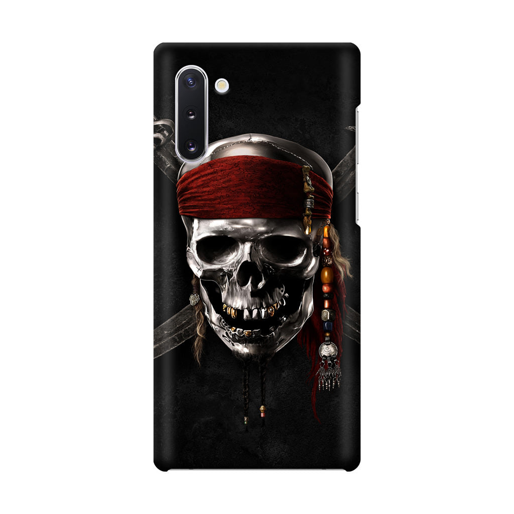 Pirates Of Carribean Skull Galaxy Note 10 Case
