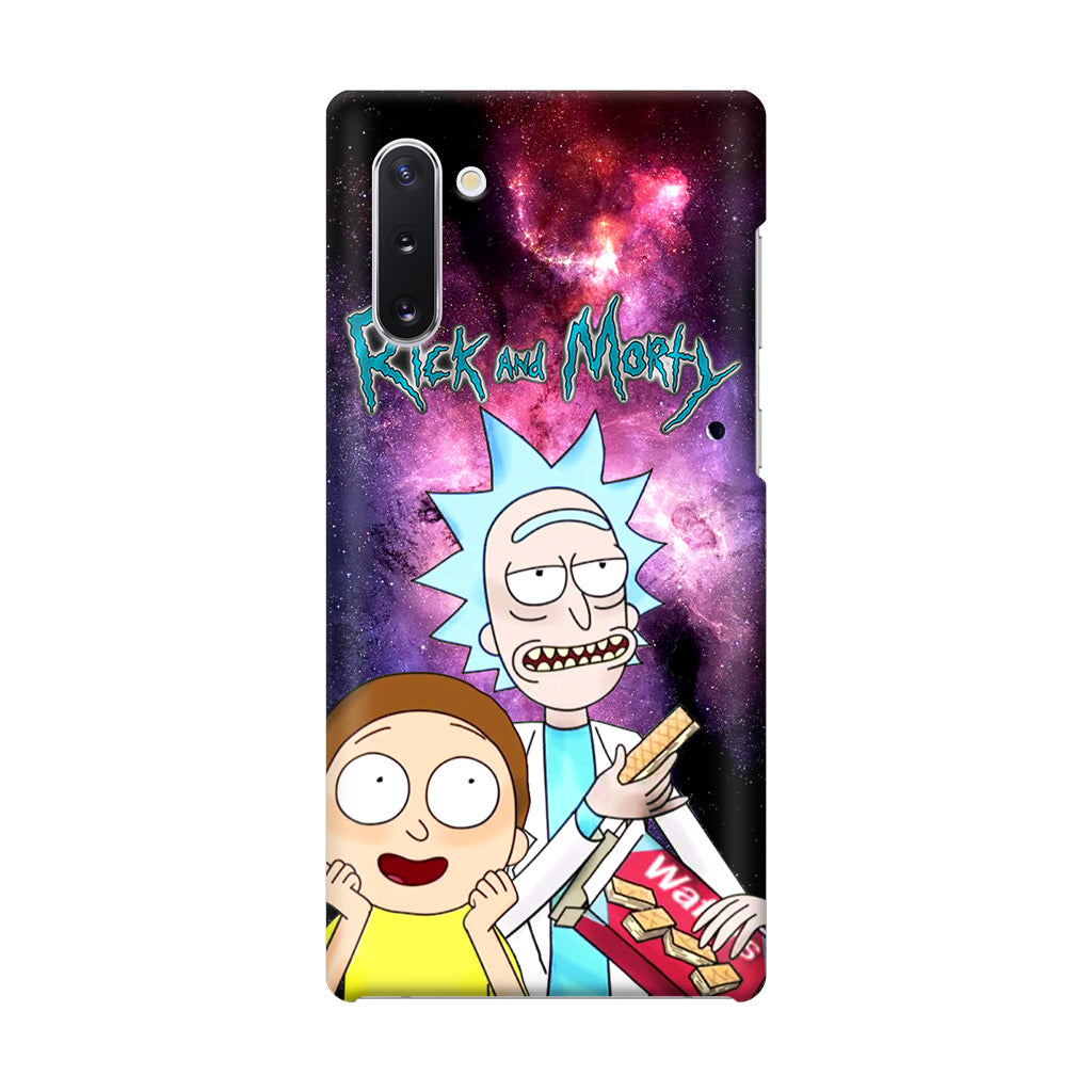 Rick And Morty Nebula Space Galaxy Note 10 Case