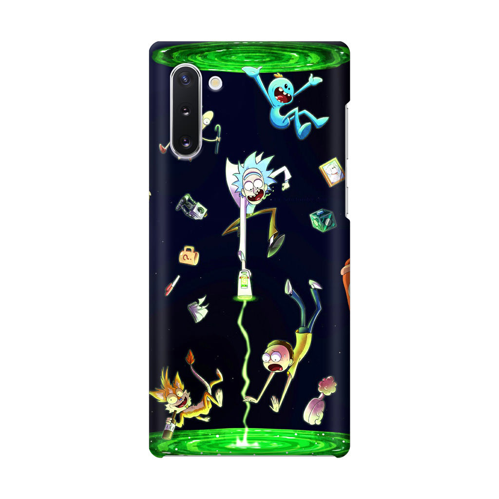 Rick And Morty Portal Fall Galaxy Note 10 Case