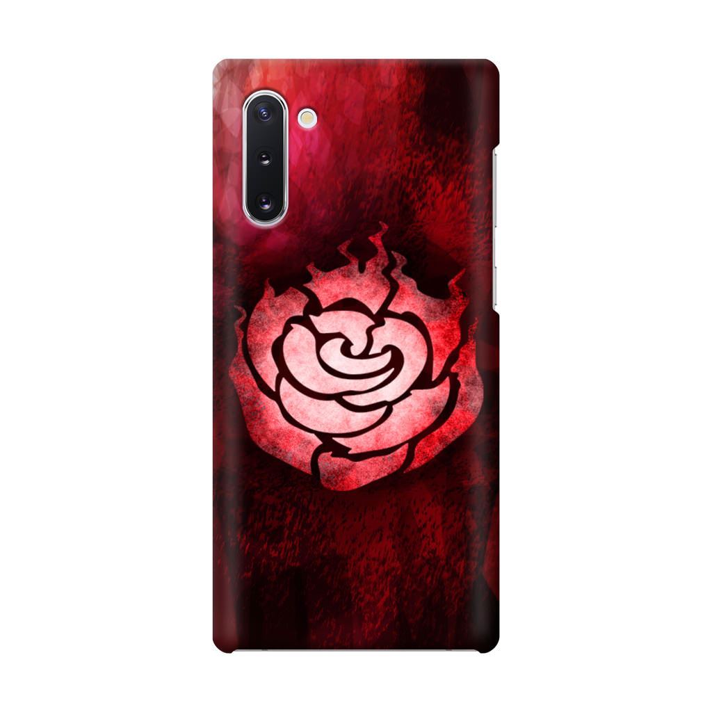 RWBY Ruby Rose Symbol Galaxy Note 10 Case