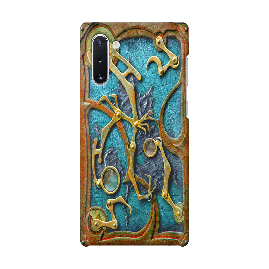 Steampunk Book Cover Galaxy Note 10 Case