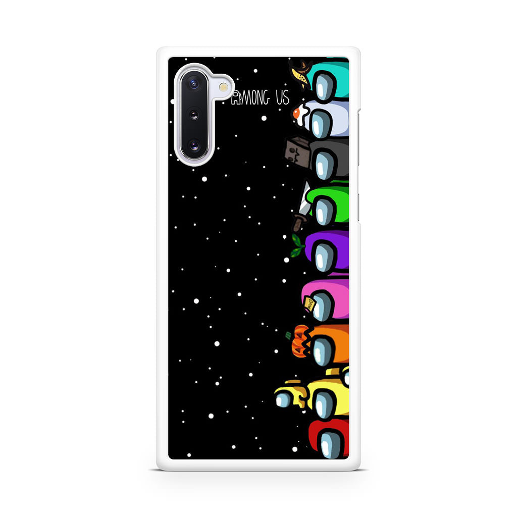 Among Us Crewmate Galaxy Note 10 Case