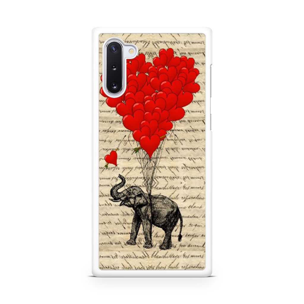 Elephant And Heart Galaxy Note 10 Case