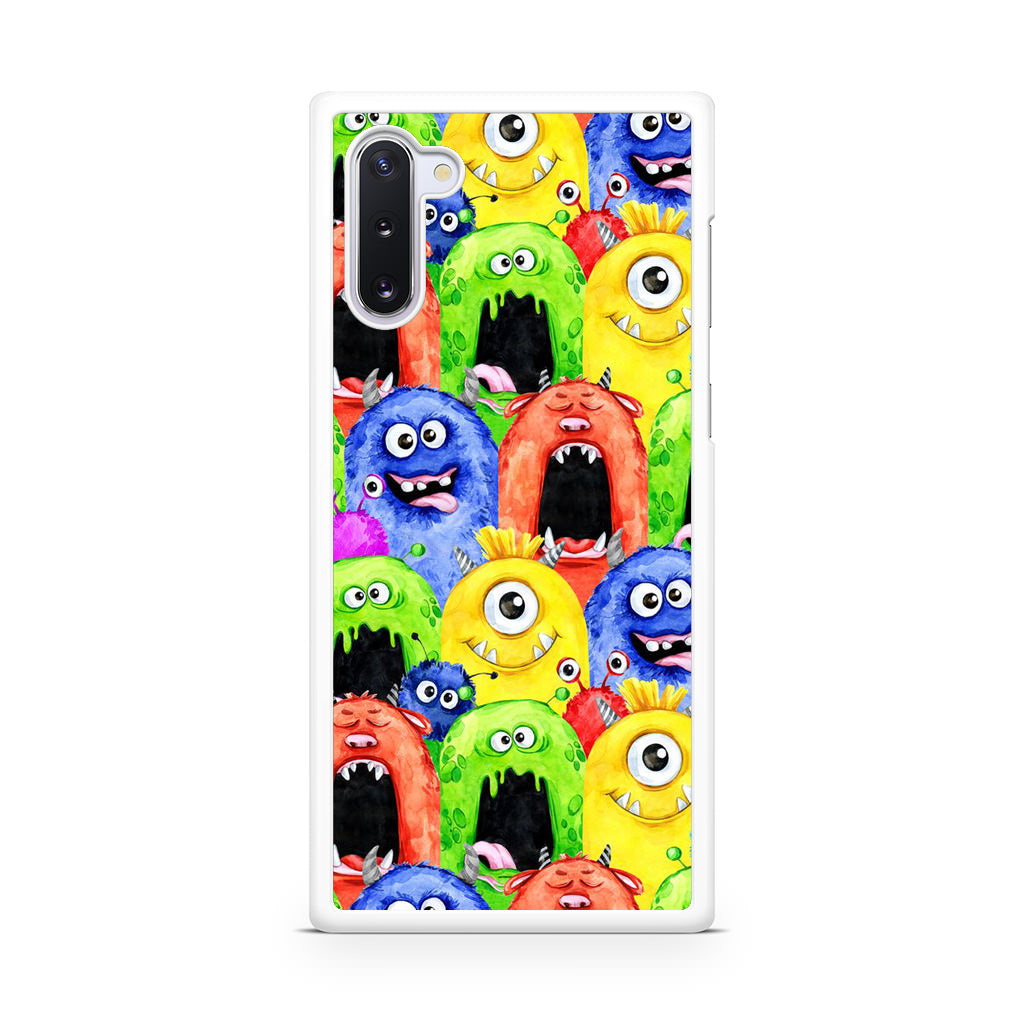 Monster Watercolor Art Galaxy Note 10 Case