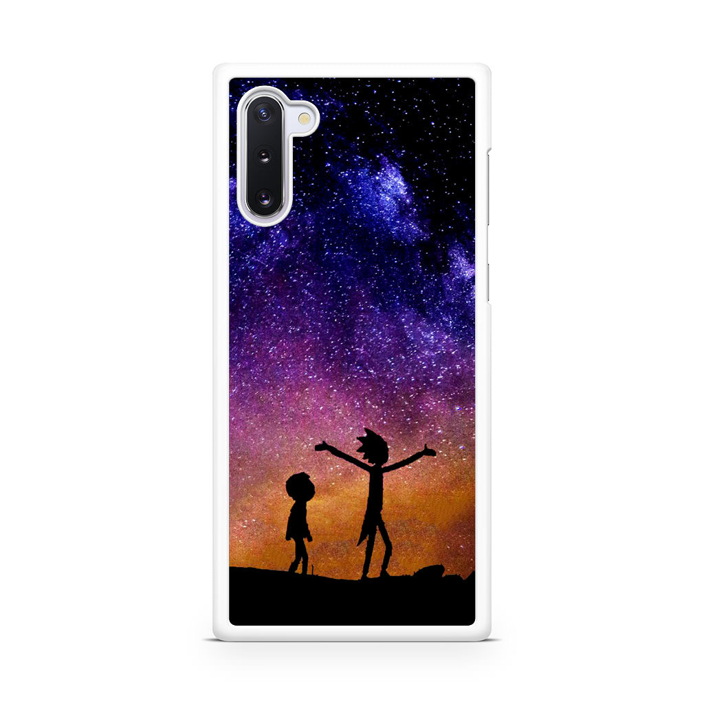 Rick And Morty Space Nebula Galaxy Note 10 Case