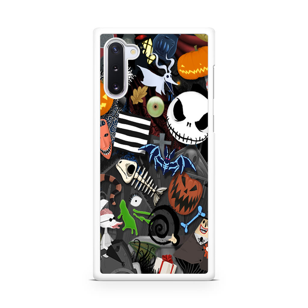 Nightmare Before Chrismast Collage Galaxy Note 10 Case