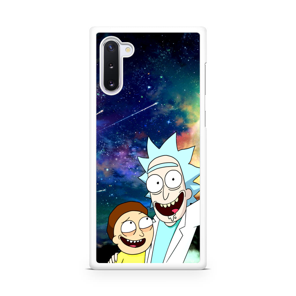 Rick And Morty In The Space Galaxy Note 10 Case
