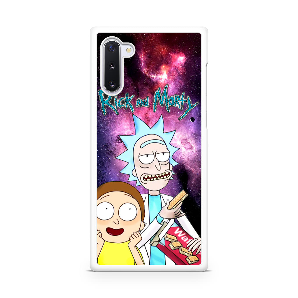 Rick And Morty Nebula Space Galaxy Note 10 Case