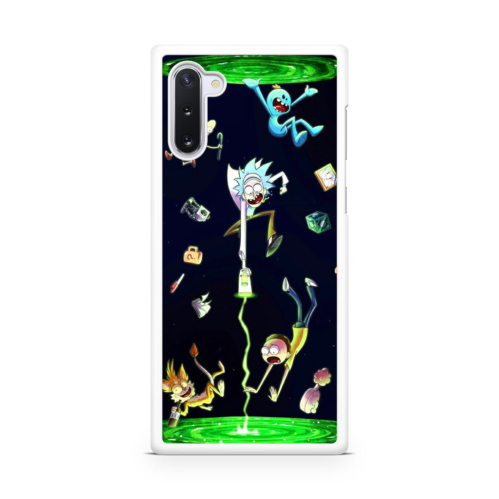 Rick And Morty Portal Fall Galaxy Note 10 Case