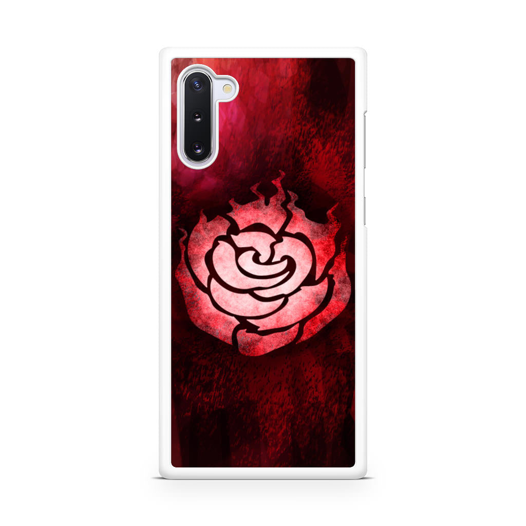 RWBY Ruby Rose Symbol Galaxy Note 10 Case