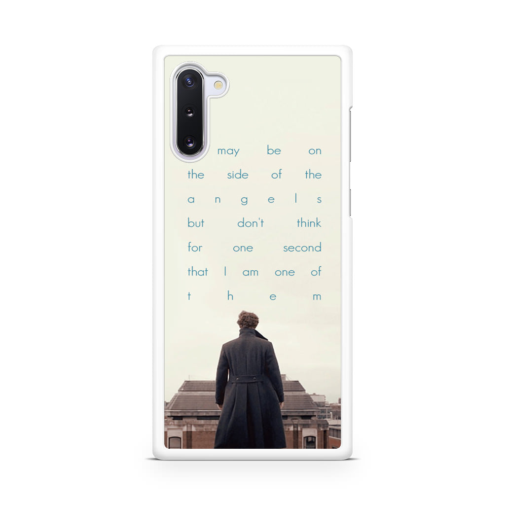 Sherlock Holmes Quote Galaxy Note 10 Case