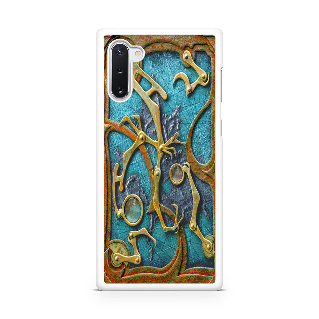 Steampunk Book Cover Galaxy Note 10 Case