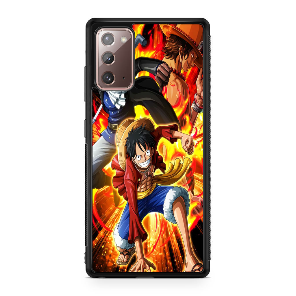 Ace Sabo Luffy Brotherhood Galaxy Note 20 Case