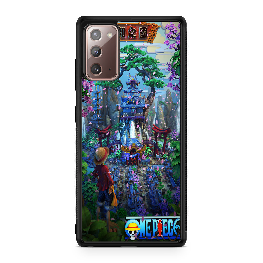 Flower Capital of Wano One Piece Galaxy Note 20 Case
