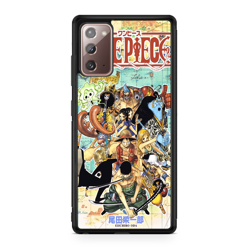 One Piece Comic Straw Hat Pirate Galaxy Note 20 Case