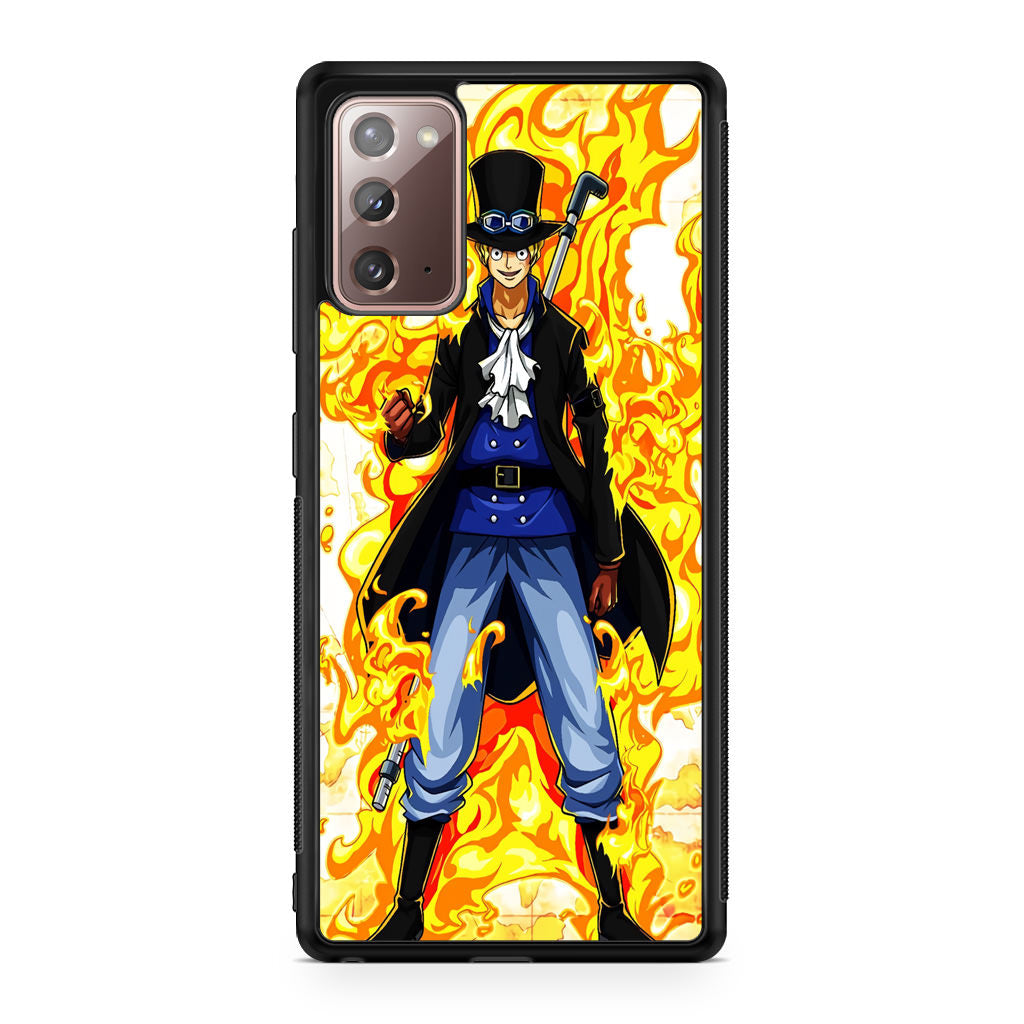 Sabo Mera Mera No Mi Galaxy Note 20 Case