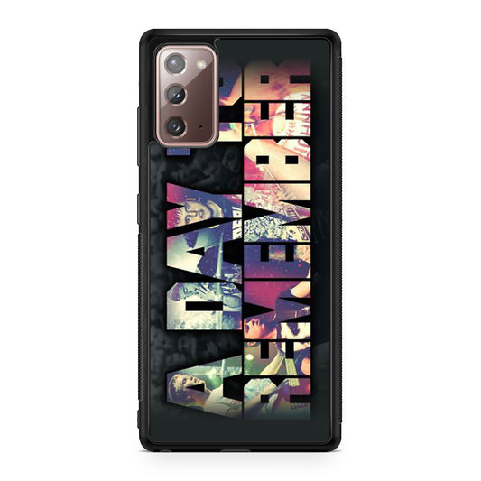 A Day To Remember Galaxy Note 20 Case