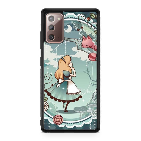 Alice And Cheshire Cat Poster Galaxy Note 20 Case