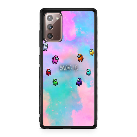 Among Us Colorful Galaxy Note 20 Case