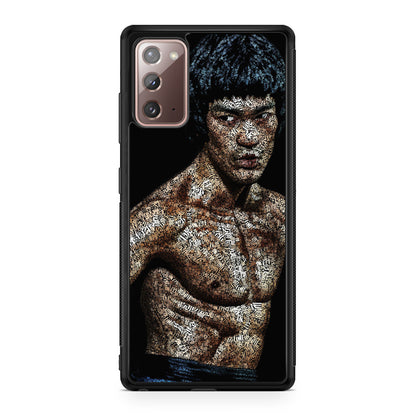 Bruce Lee Typograph Galaxy Note 20 Case