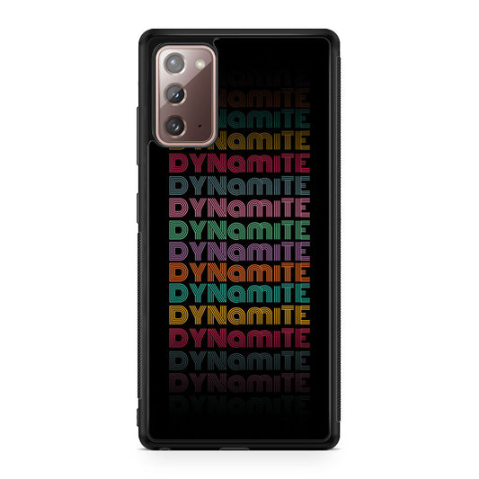 BTS Dynamite Galaxy Note 20 Case