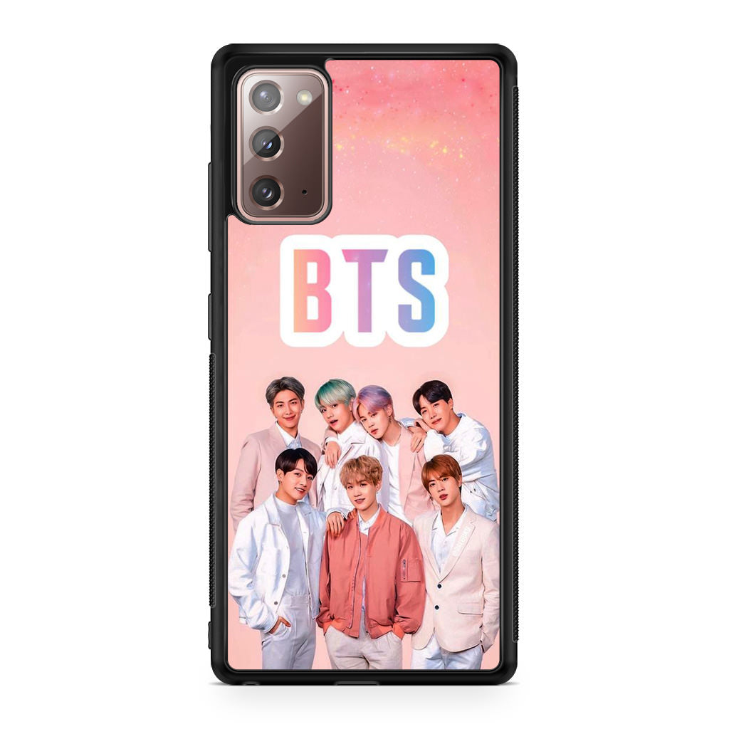 BTS Member in Pink Galaxy Note 20 Case