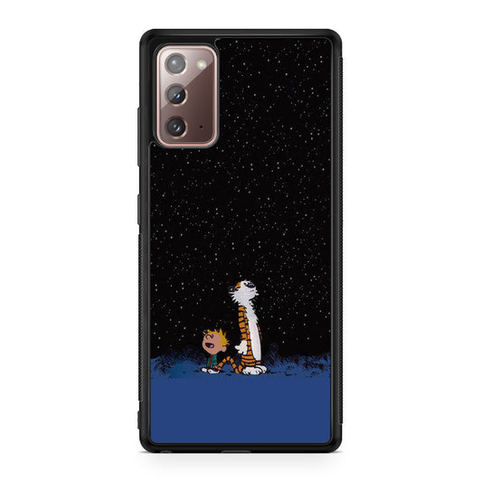 Calvin and Hobbes Space Galaxy Note 20 Case