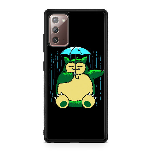 Cute Snorlax Umbrella Galaxy Note 20 Case