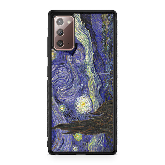 Dr Who Tardis In Van Gogh Starry Night Galaxy Note 20 Case