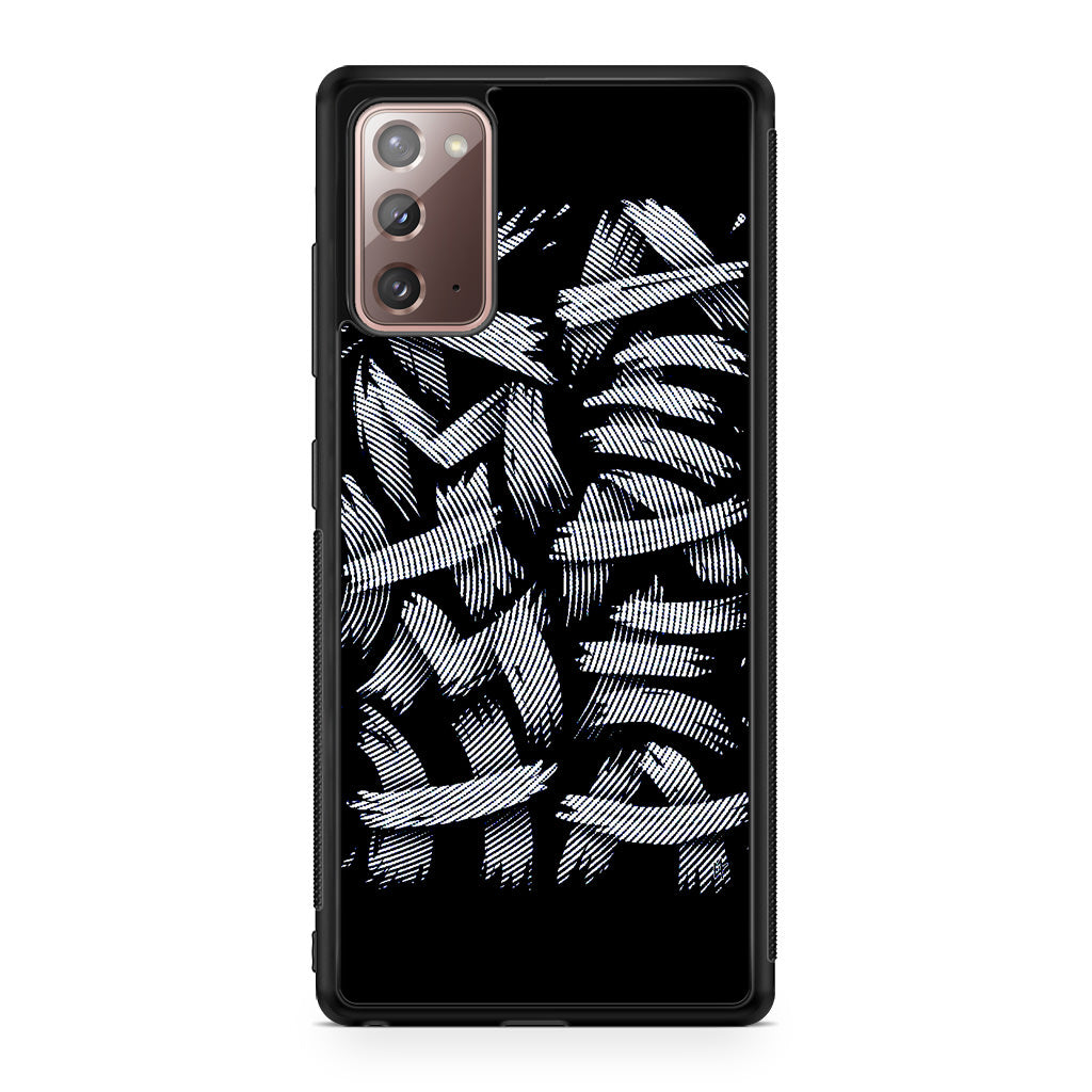 Dragon Ball Kamehameha Font Art Galaxy Note 20 Case