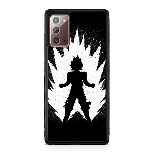 Goku Super Saiyan Black White Galaxy Note 20 Case