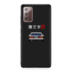 Initial D Pixel Art Galaxy Note 20 Case