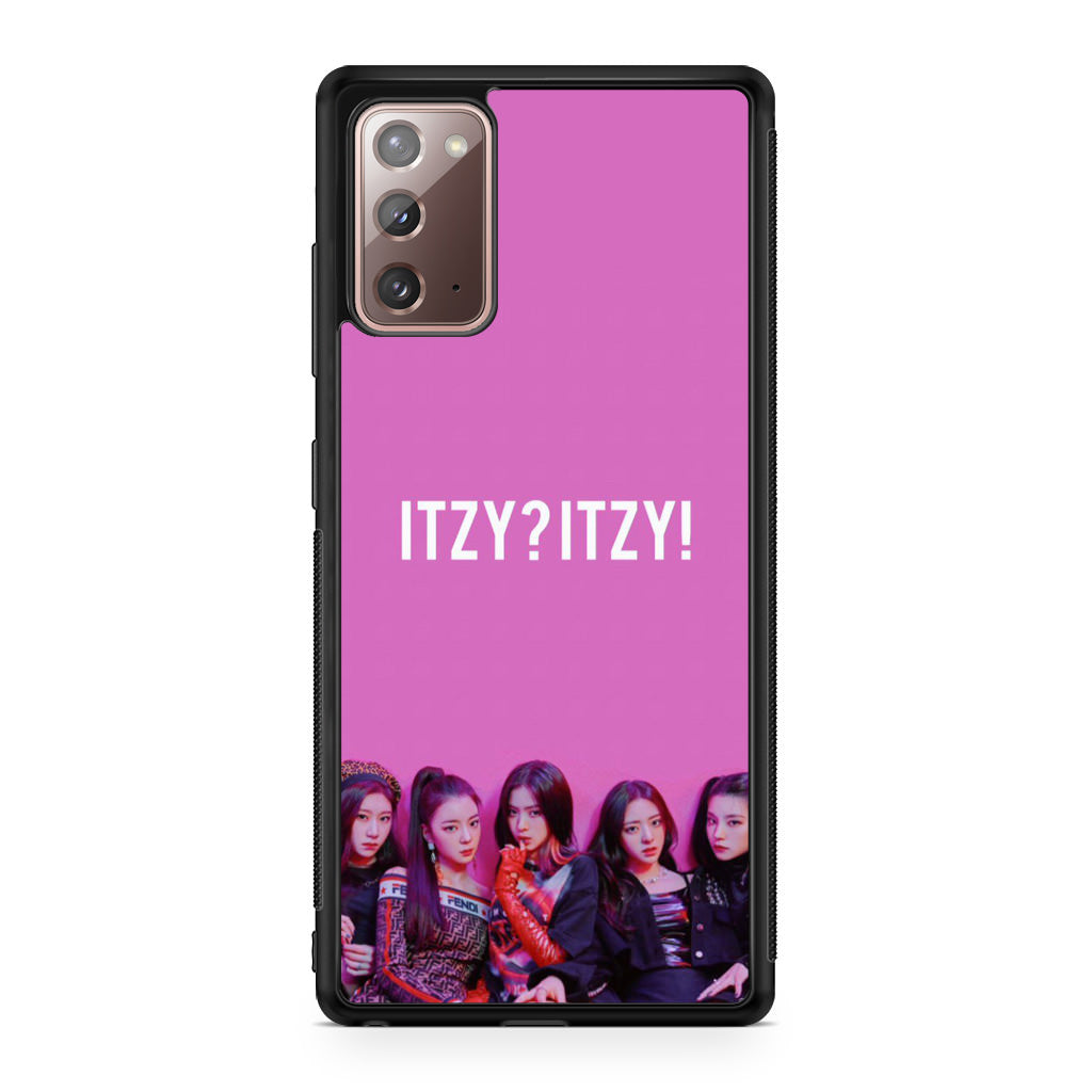 Itzy Poster Galaxy Note 20 Case