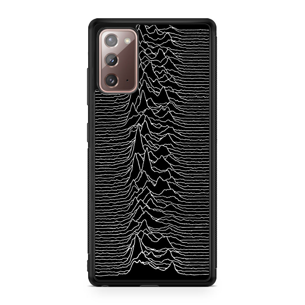 Joy Division Unknown Pleasures Galaxy Note 20 Case