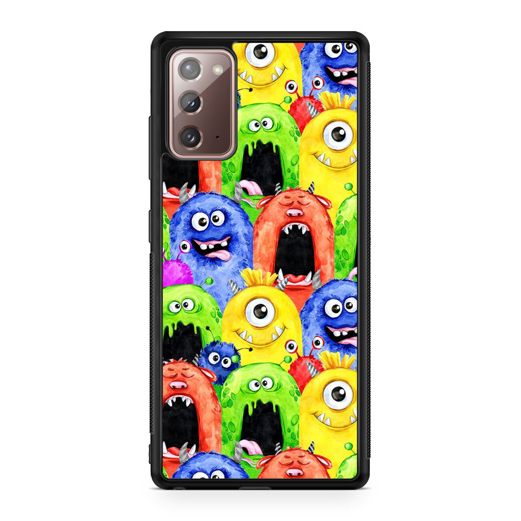 Monster Watercolor Art Galaxy Note 20 Case