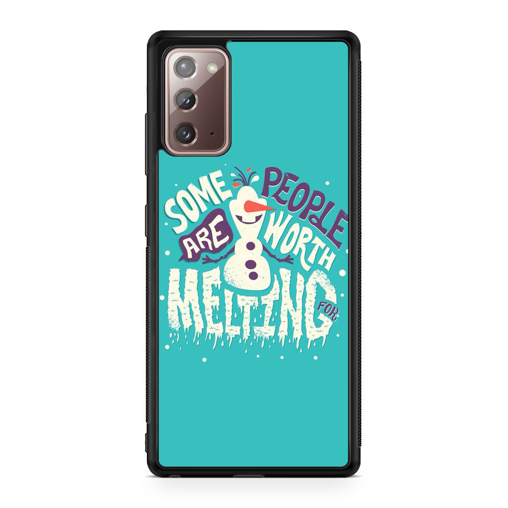 Olaf Frozen Is Melting Galaxy Note 20 Case