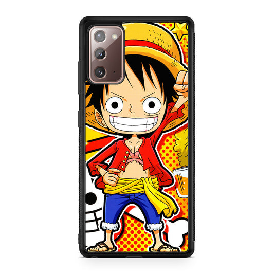 One Piece Cute Luffy Galaxy Note 20 Case