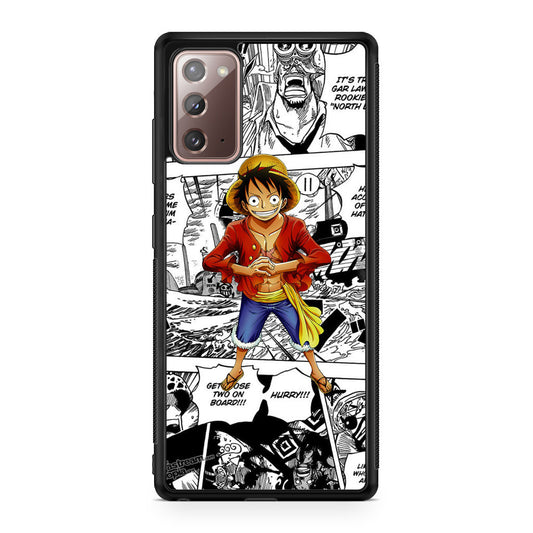 One Piece Luffy Comics Galaxy Note 20 Case