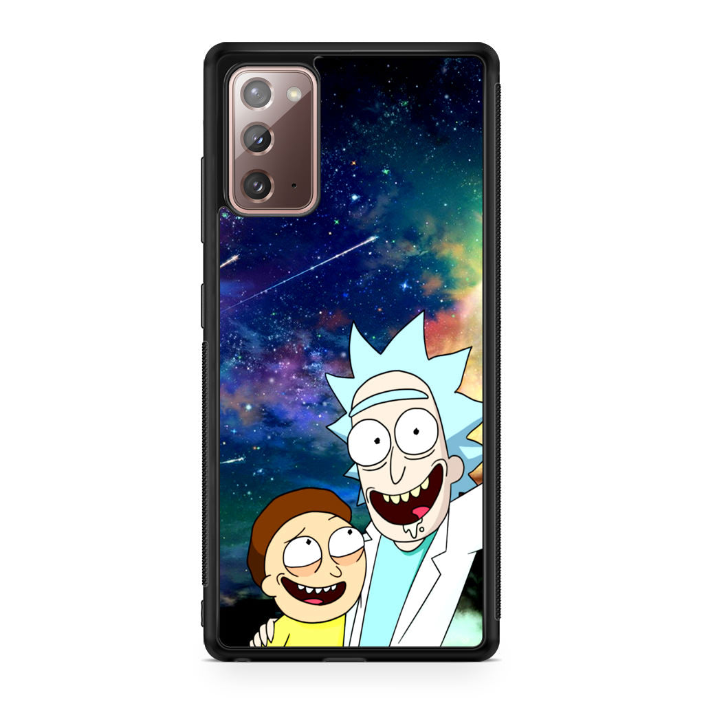 Rick And Morty In The Space Galaxy Note 20 Case