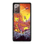Rick And Morty Alien Planet Galaxy Note 20 Case