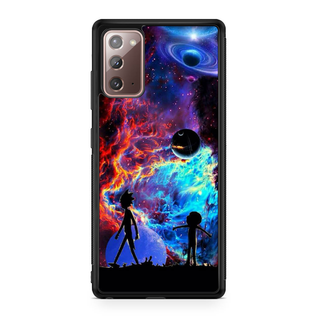 Rick And Morty Flat Galaxy Galaxy Note 20 Case